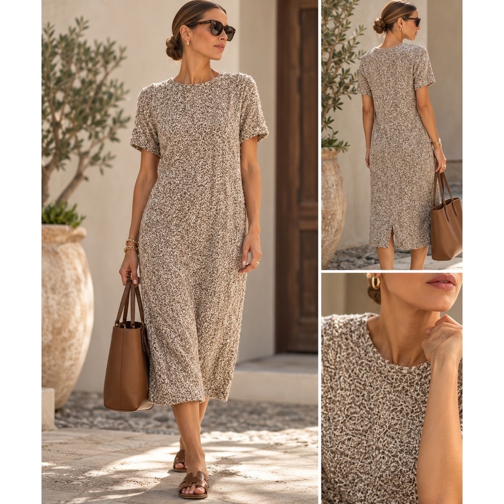 Jenni Kayne Leopard Print Viscose Quiet Luxury Capsule Wardrobe L & XL